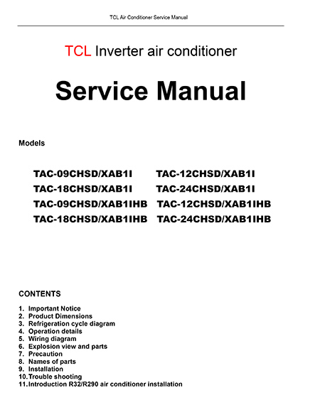 Серия XAB1 Inverter R32  WI-FI Ready