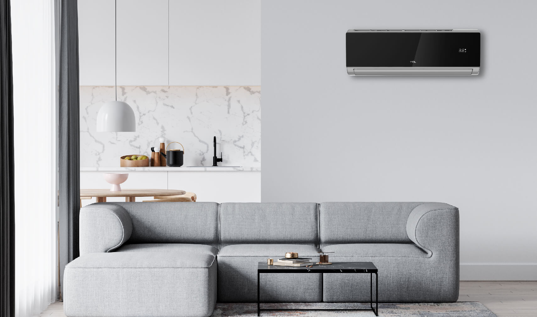 Темный кондиционер. Спрятать или подчеркнуть?